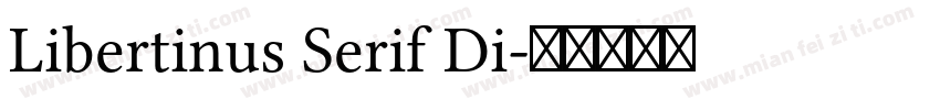 Libertinus Serif Di字体转换